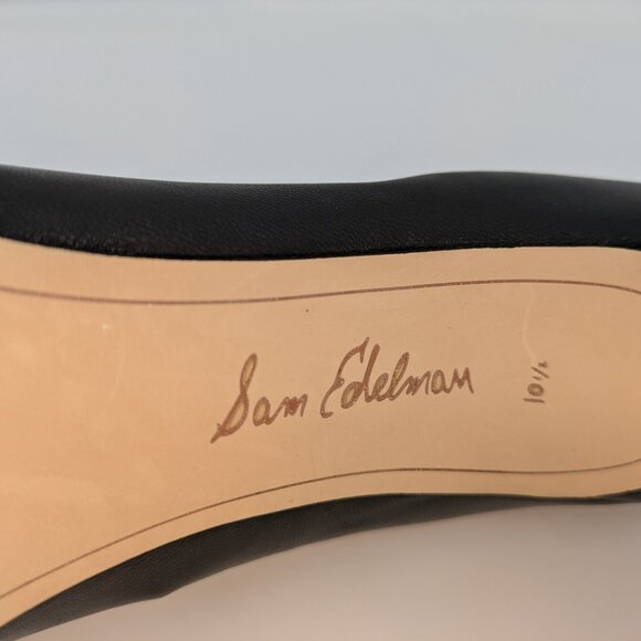 Sam Edelman Black Heels Pointed Toe Size 10.5 - Picture 10 of 10